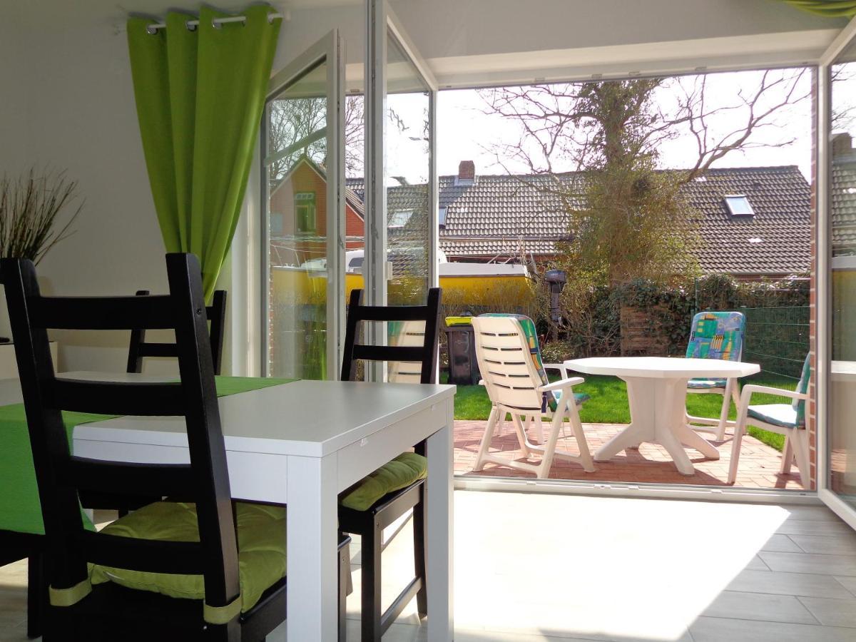 Ostfrieslands Perle Ferienwohnung an der Nordseeküste, Sauna, Terrasse, Garten, ruhige Lage, WLAN Norden Exterior foto